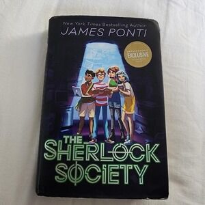 The Sherlock Society by James Ponti hardcover children book